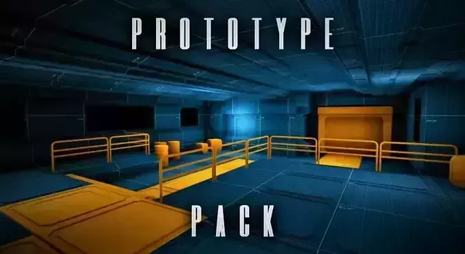 Unreal Engine - SciFi Prototype Pack Low-poly 3D model