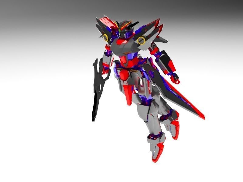 robot futuristic spaceship 3D model_7