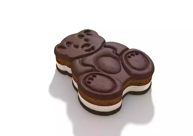 Teddy Bear Sandwich Ice Cream Chocolate