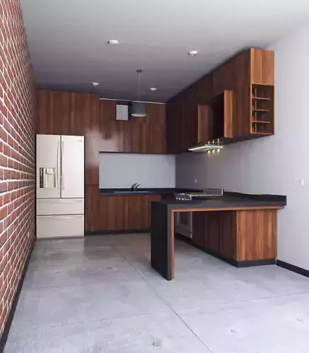 Kitchen 3D model of modern