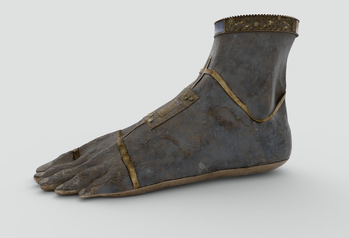 Nimue Foot Low-poly 3D model_3