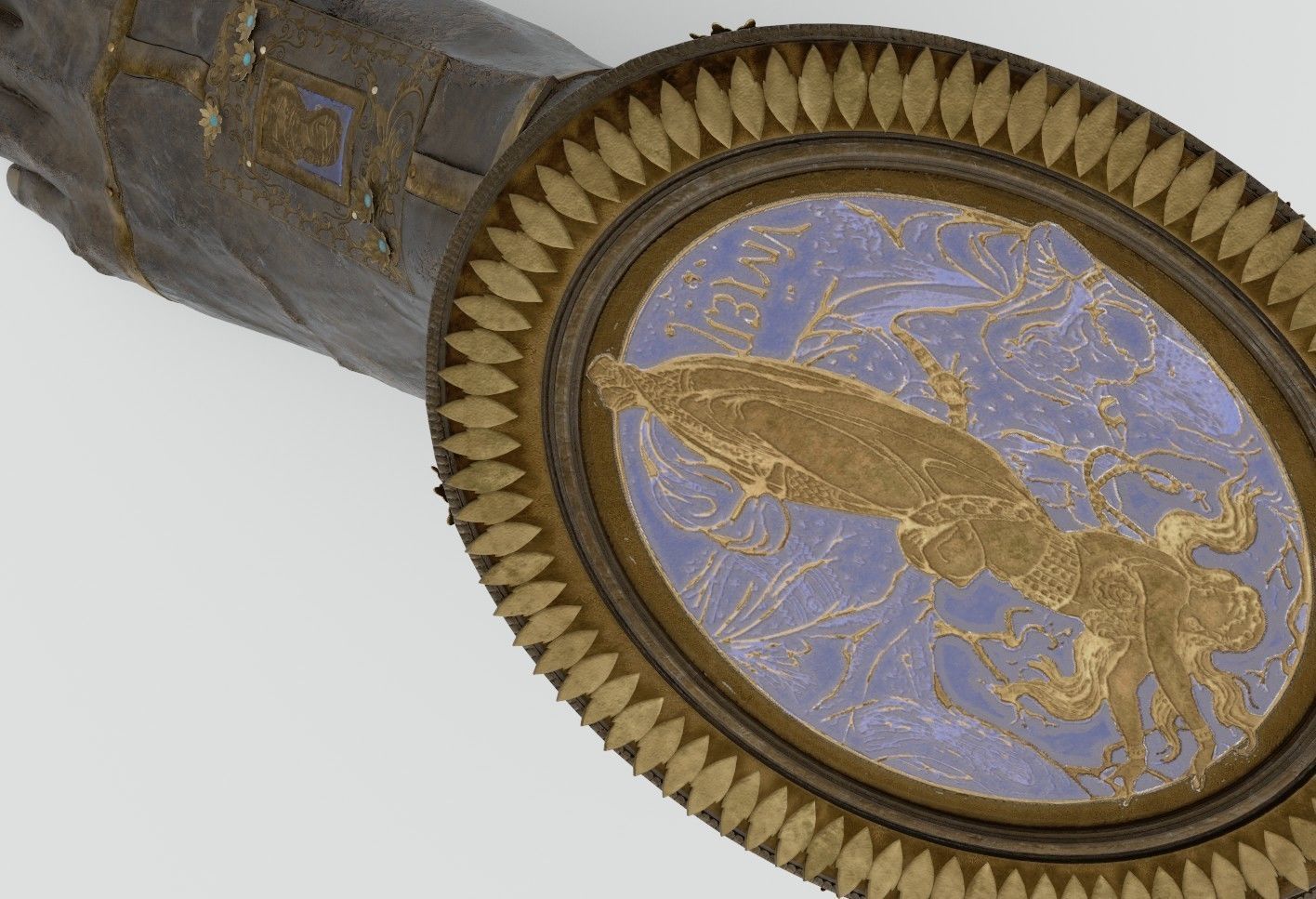 Nimue Foot Low-poly 3D model_7