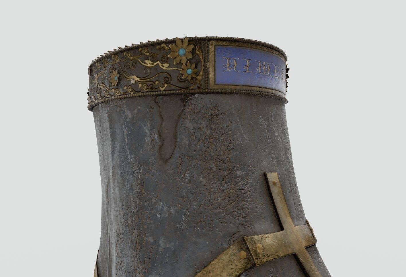 Nimue Foot Low-poly 3D model_6