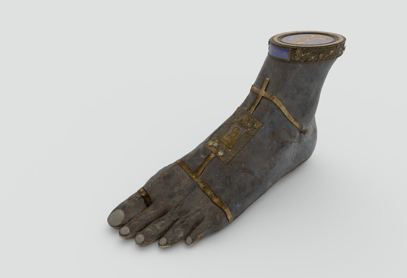 Nimue Foot Low-poly 3D model_5
