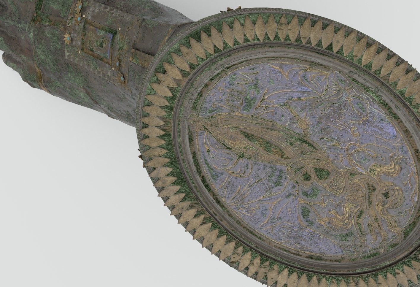 Nimue Foot Low-poly 3D model_16