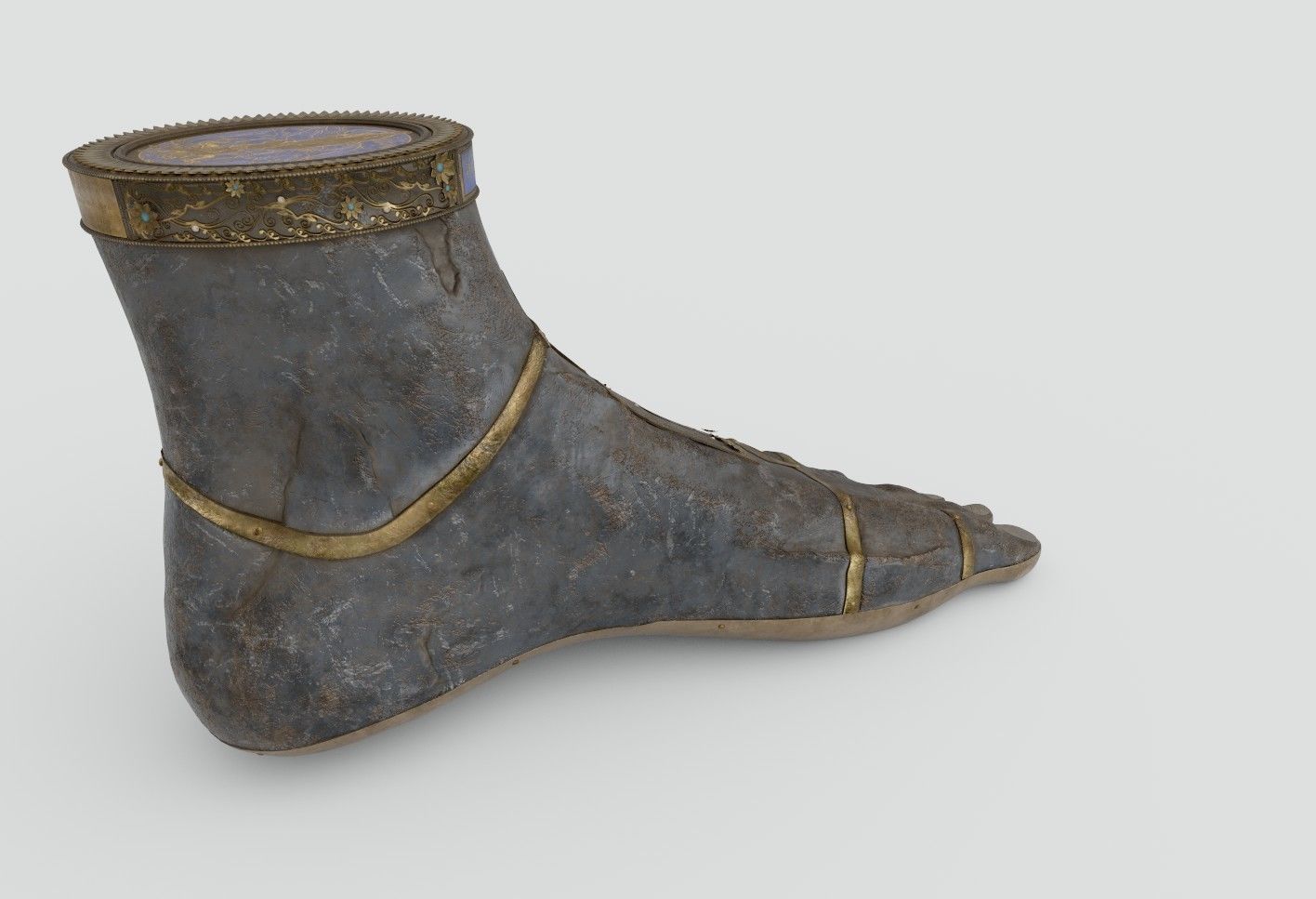 Nimue Foot Low-poly 3D model_10