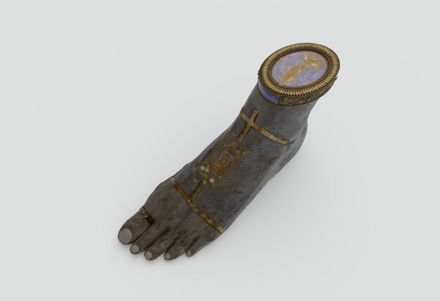 Nimue Foot Low-poly 3D model_9