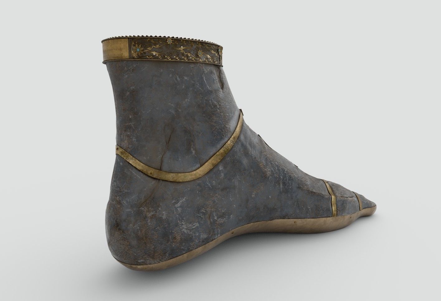 Nimue Foot Low-poly 3D model_4