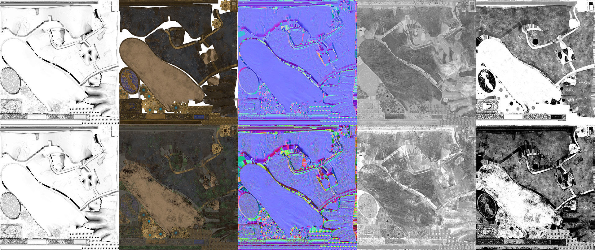 Nimue Foot Low-poly 3D model_19