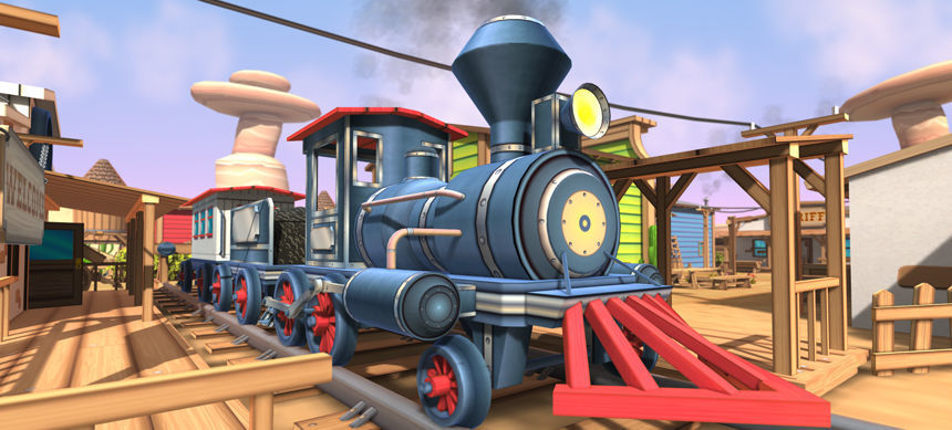 3D Cartoon Western Pack Vol 2 Low-poly 3D model