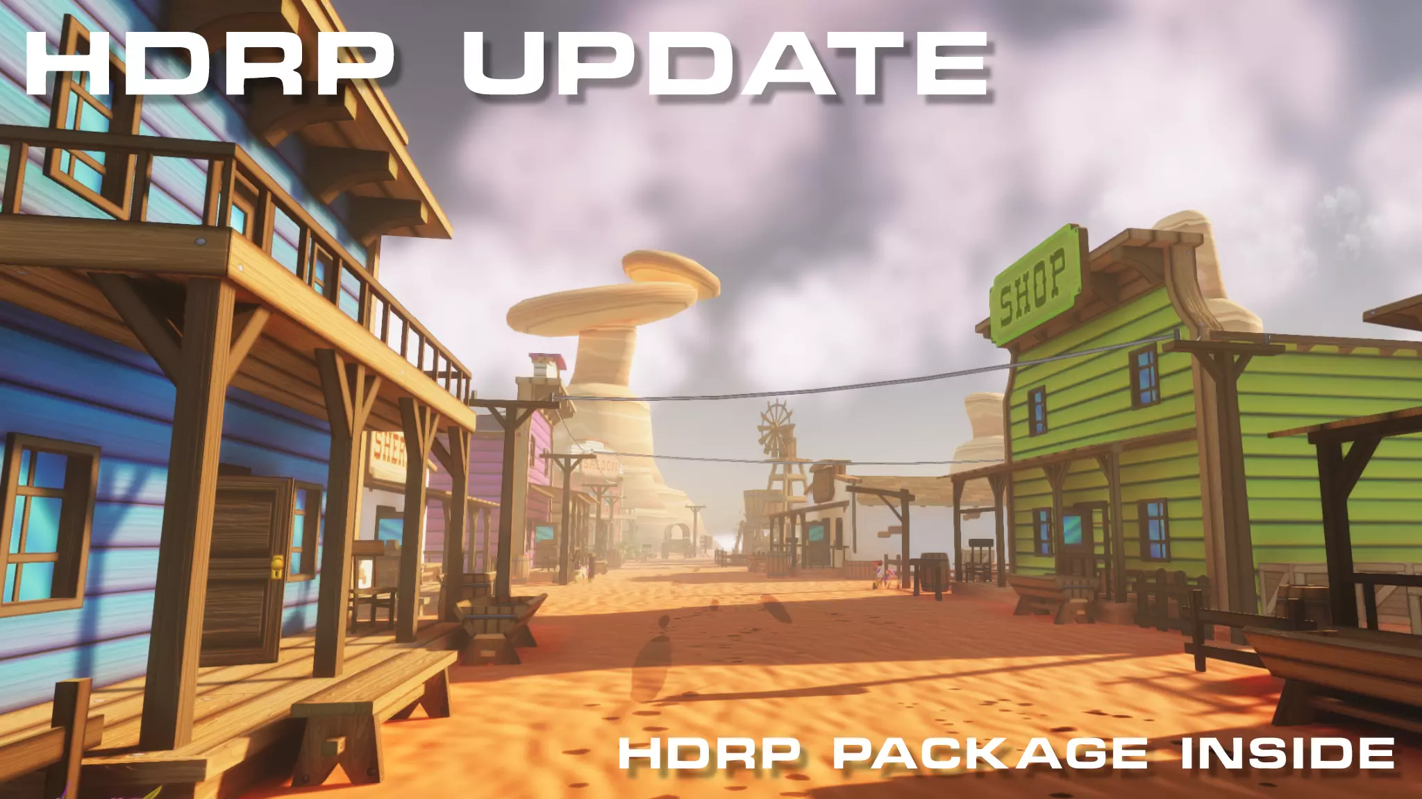 3D Cartoon Western Pack Vol 2 Low-poly 3D model