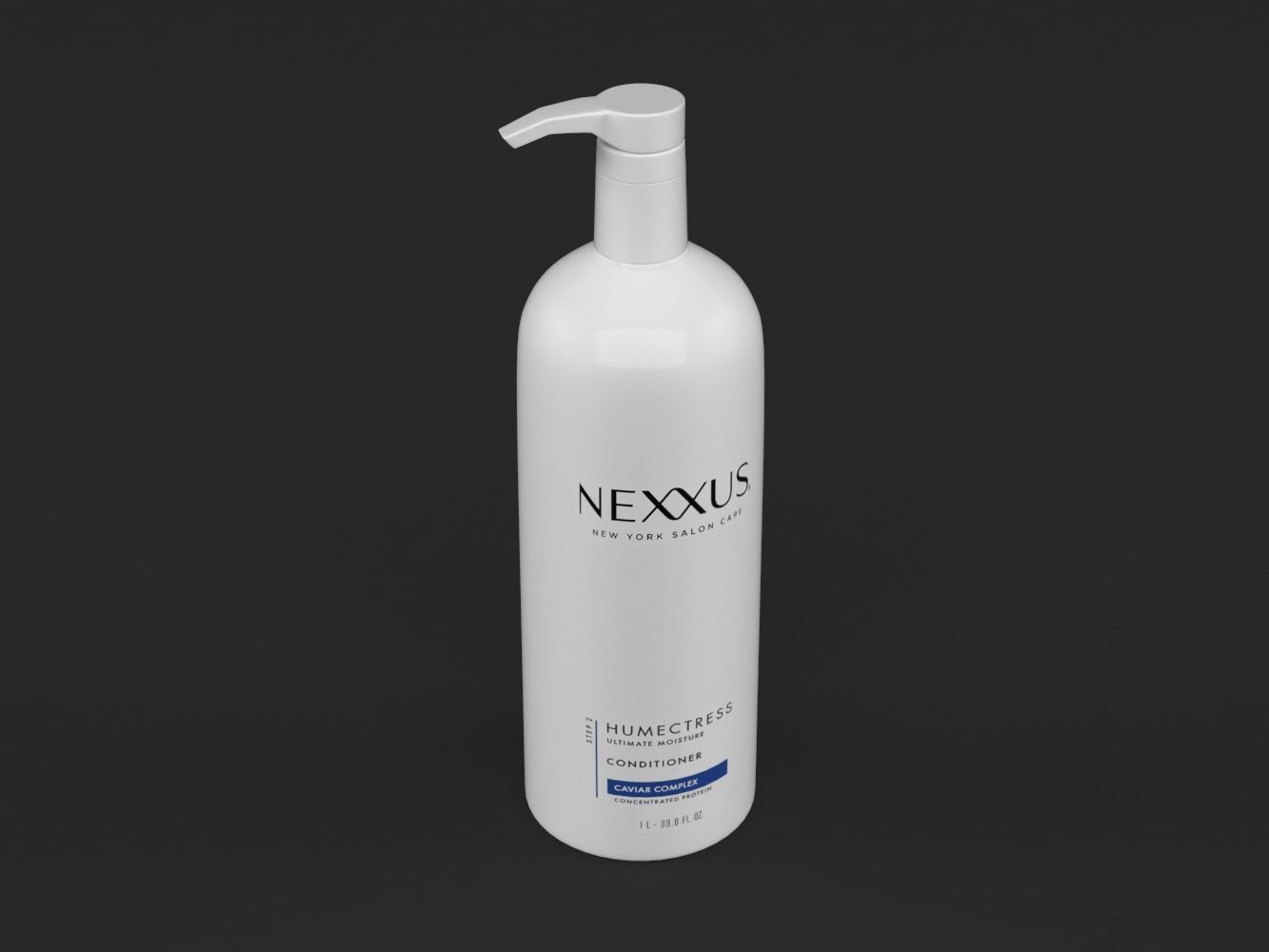 Nexxus Shampoo and Conditioner 3D model_6