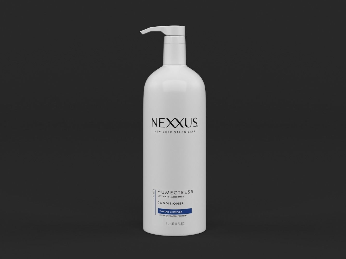 Nexxus Shampoo and Conditioner 3D model_4