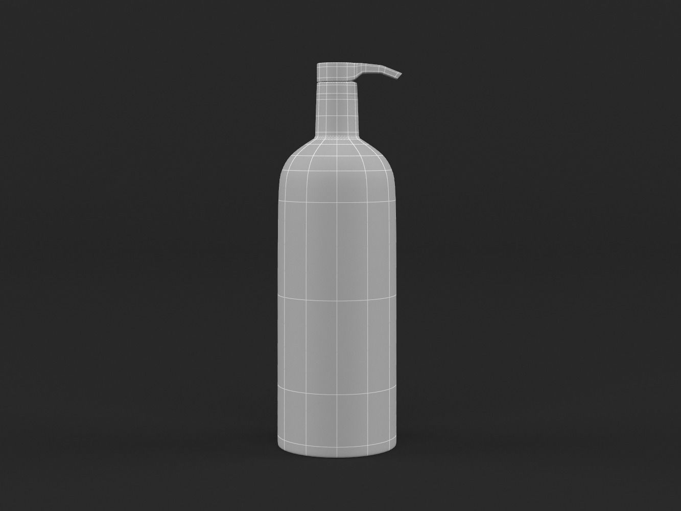 Nexxus Shampoo and Conditioner 3D model_9