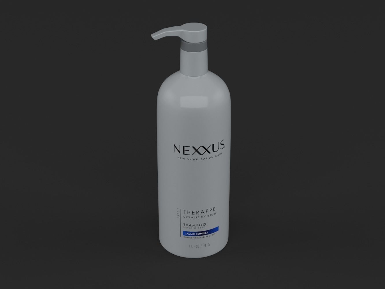 Nexxus Shampoo and Conditioner 3D model_3