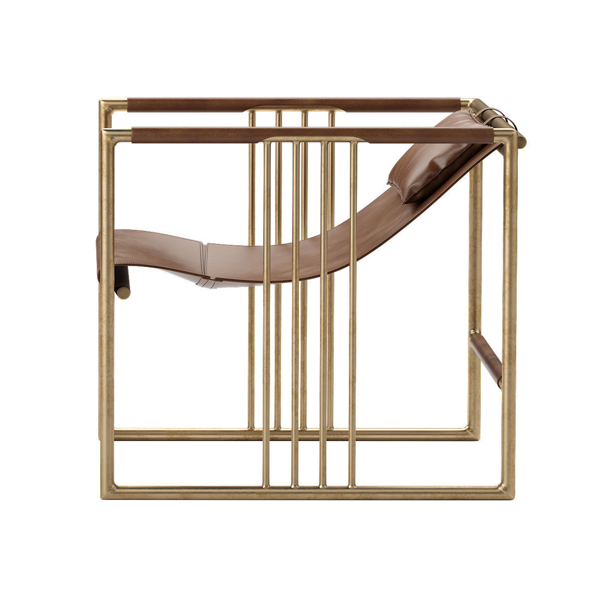 Mcguire haybine sling lounge chair 3D model_1