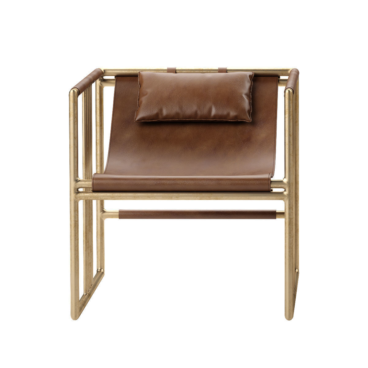 Mcguire haybine sling lounge chair 3D model_2