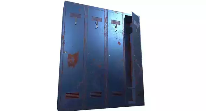 Locker PBR Game Ready rusty