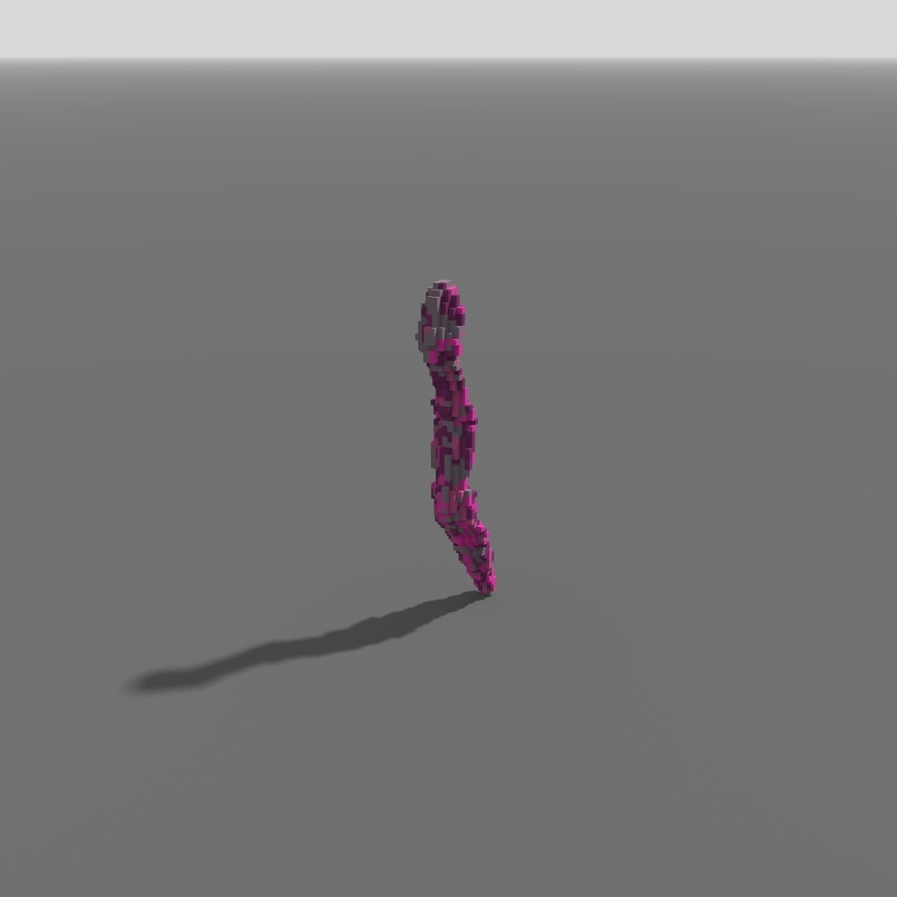 Voxel - Type1 Purple One Coral - Low-poly 3D Model Low-poly 3D model_5