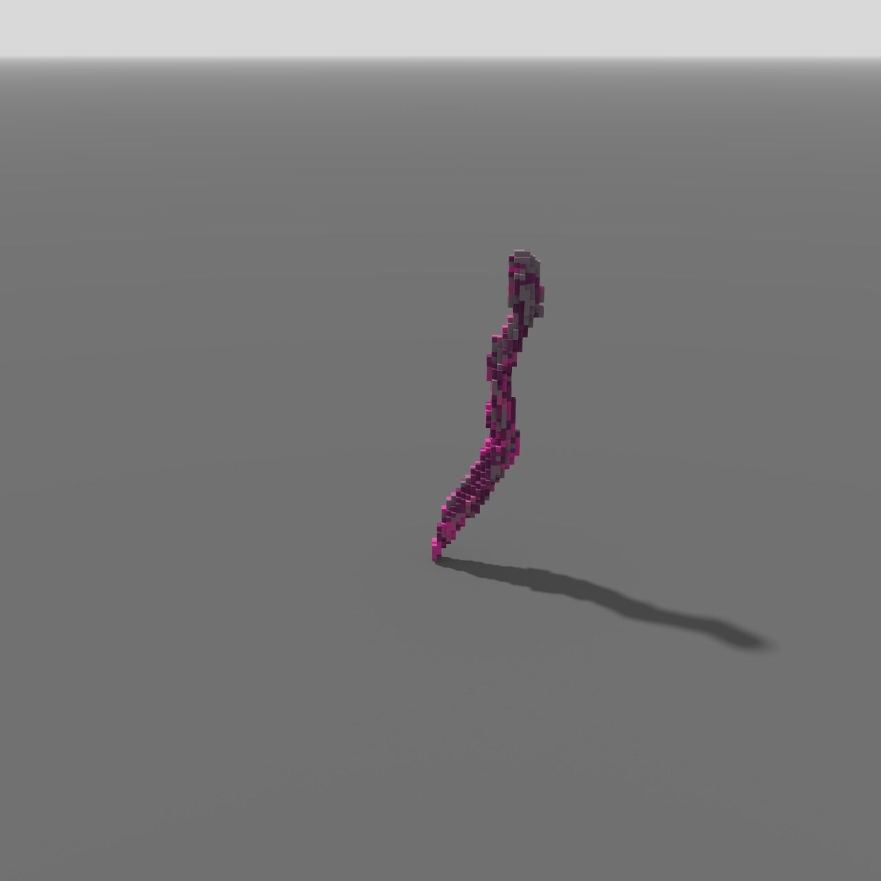 Voxel - Type1 Purple One Coral - Low-poly 3D Model Low-poly 3D model_3