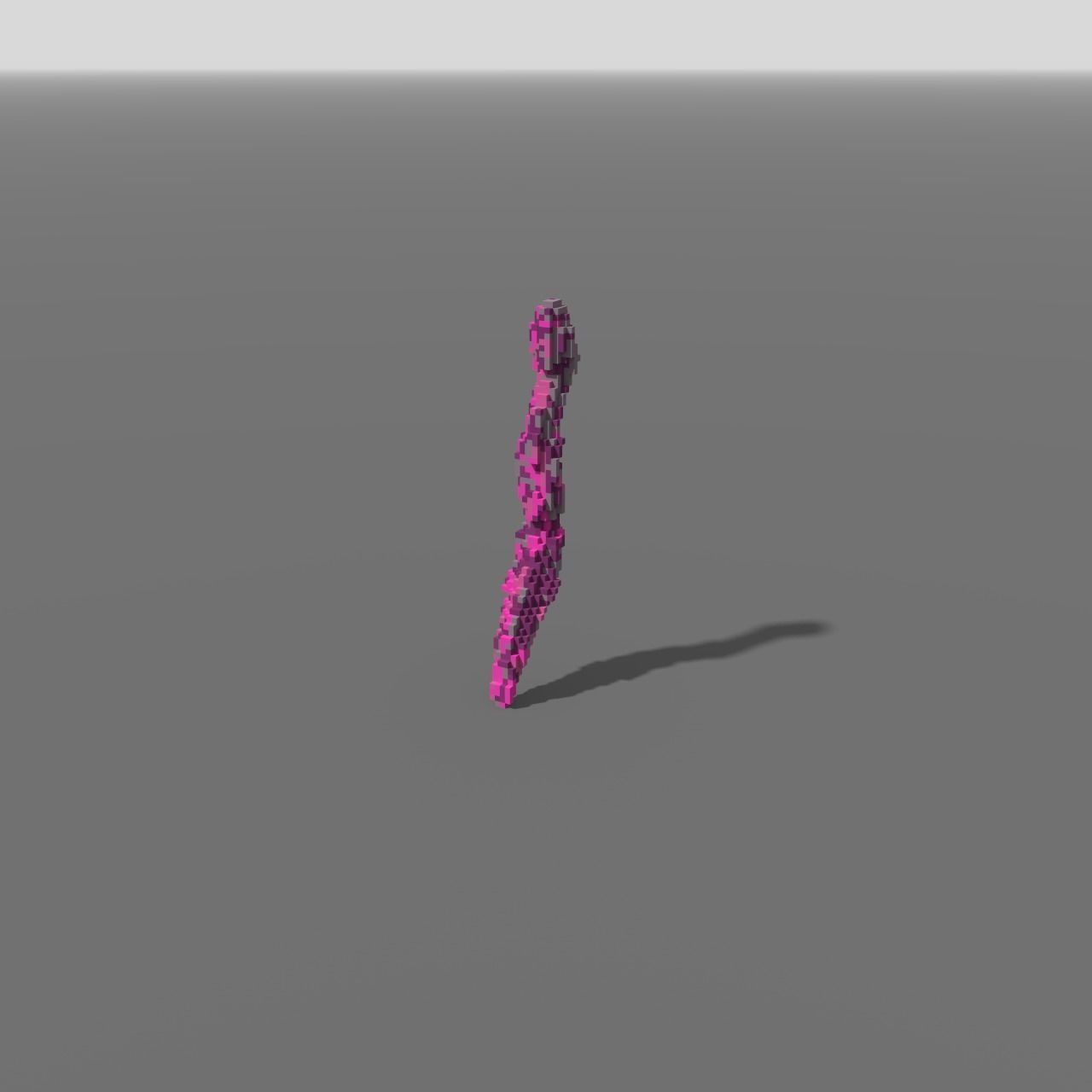 Voxel - Type1 Purple One Coral - Low-poly 3D Model Low-poly 3D model_2