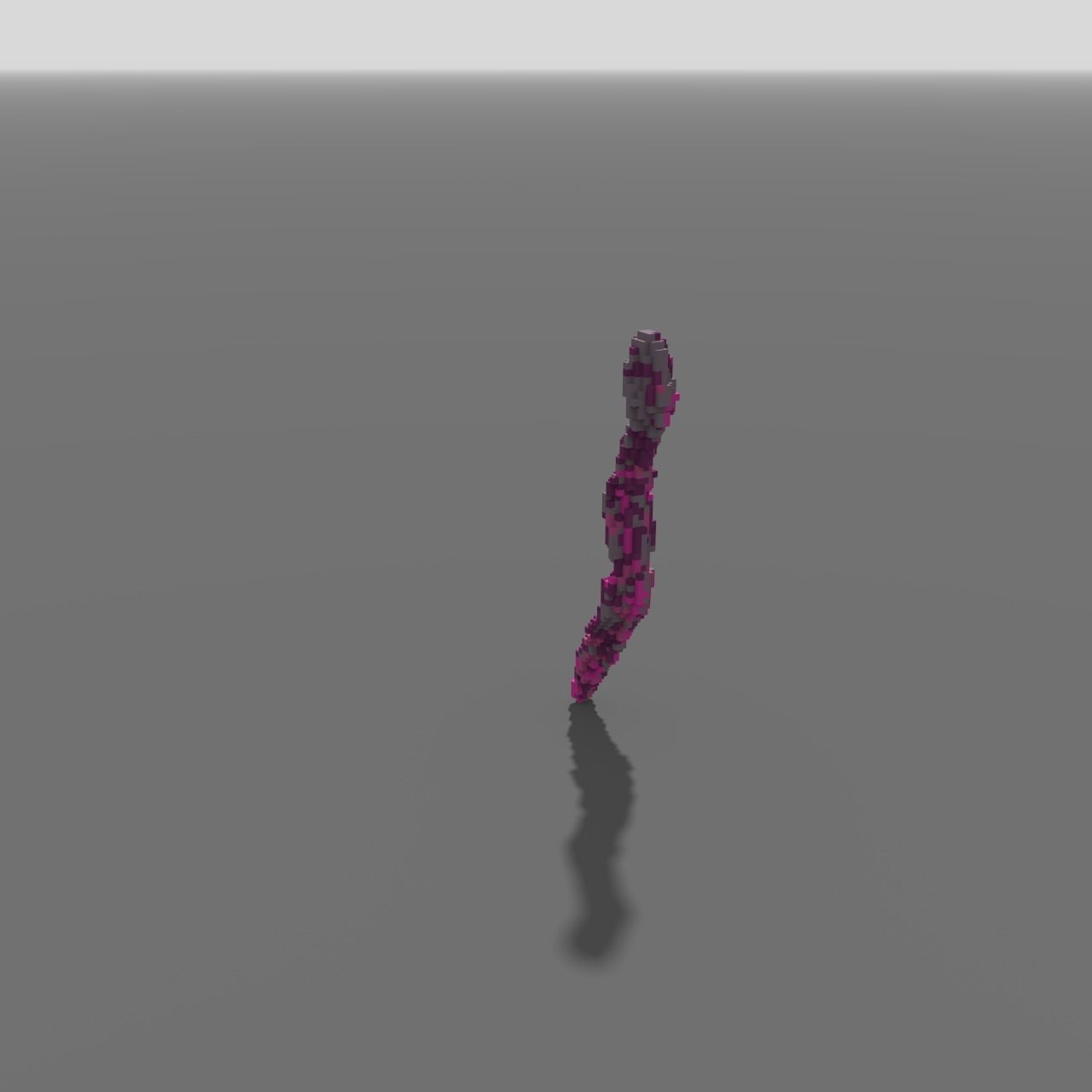 Voxel - Type1 Purple One Coral - Low-poly 3D Model Low-poly 3D model_4