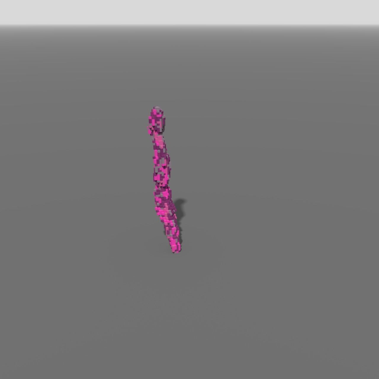 Voxel - Type1 Purple One Coral - Low-poly 3D Model Low-poly 3D model_1