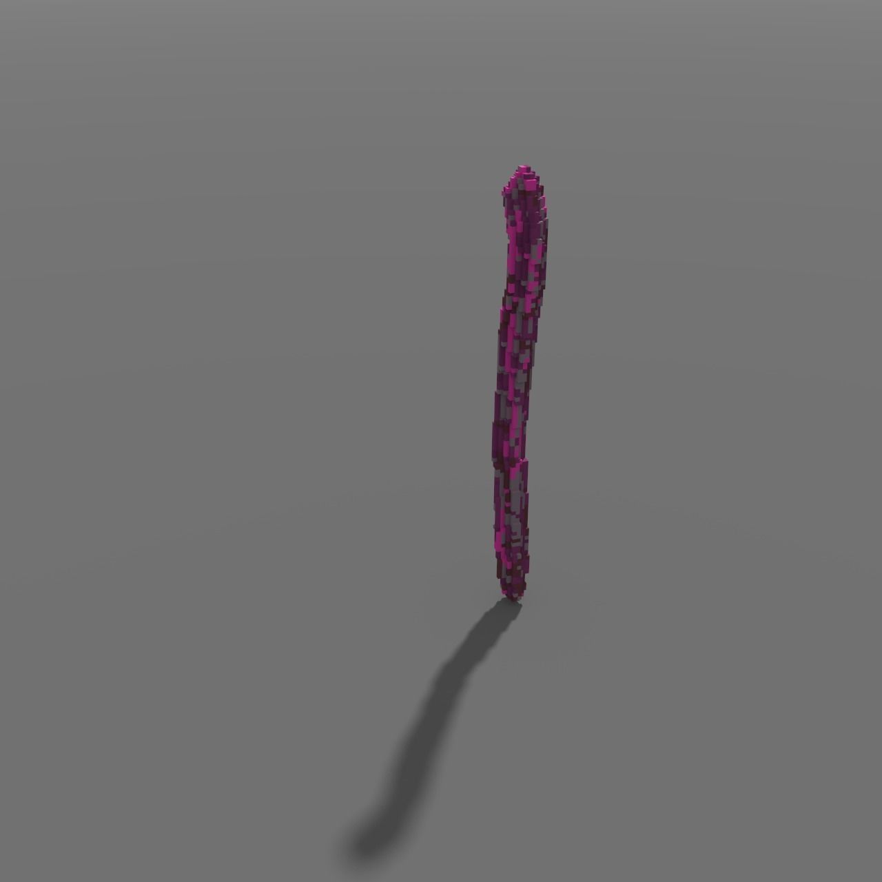 Voxel - Type3 Purple One Coral - Low-poly 3D Model Low-poly 3D model_5