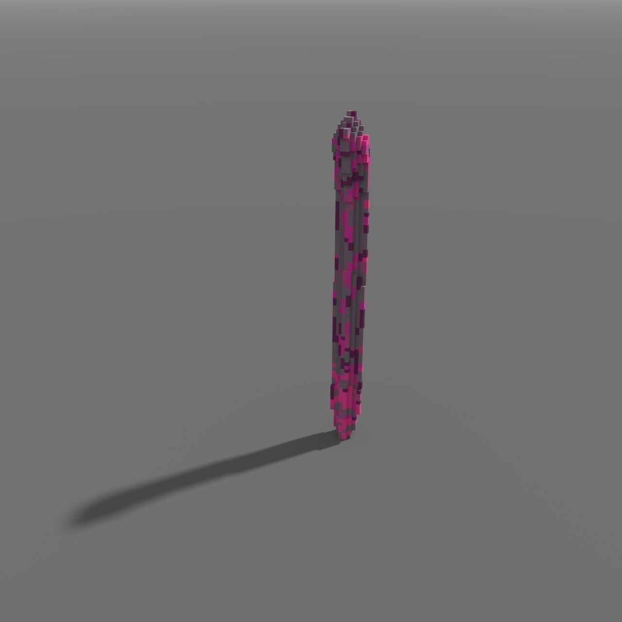 Voxel - Type4 Purple One Coral - Low-poly 3D Model Low-poly 3D model_5