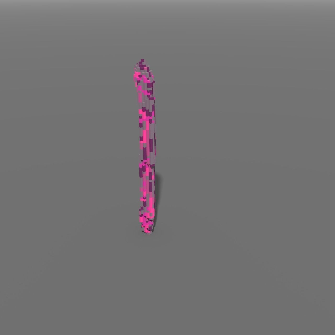 Voxel - Type4 Purple One Coral - Low-poly 3D Model Low-poly 3D model_1