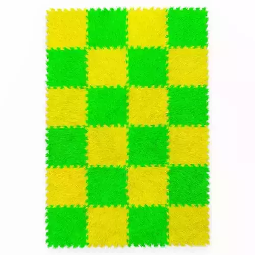 Puzzle Carpet Fur 03 3D model