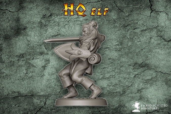 HQ Elf 3D print model