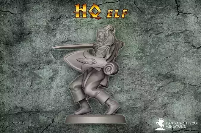 HQ Elf 3D print model