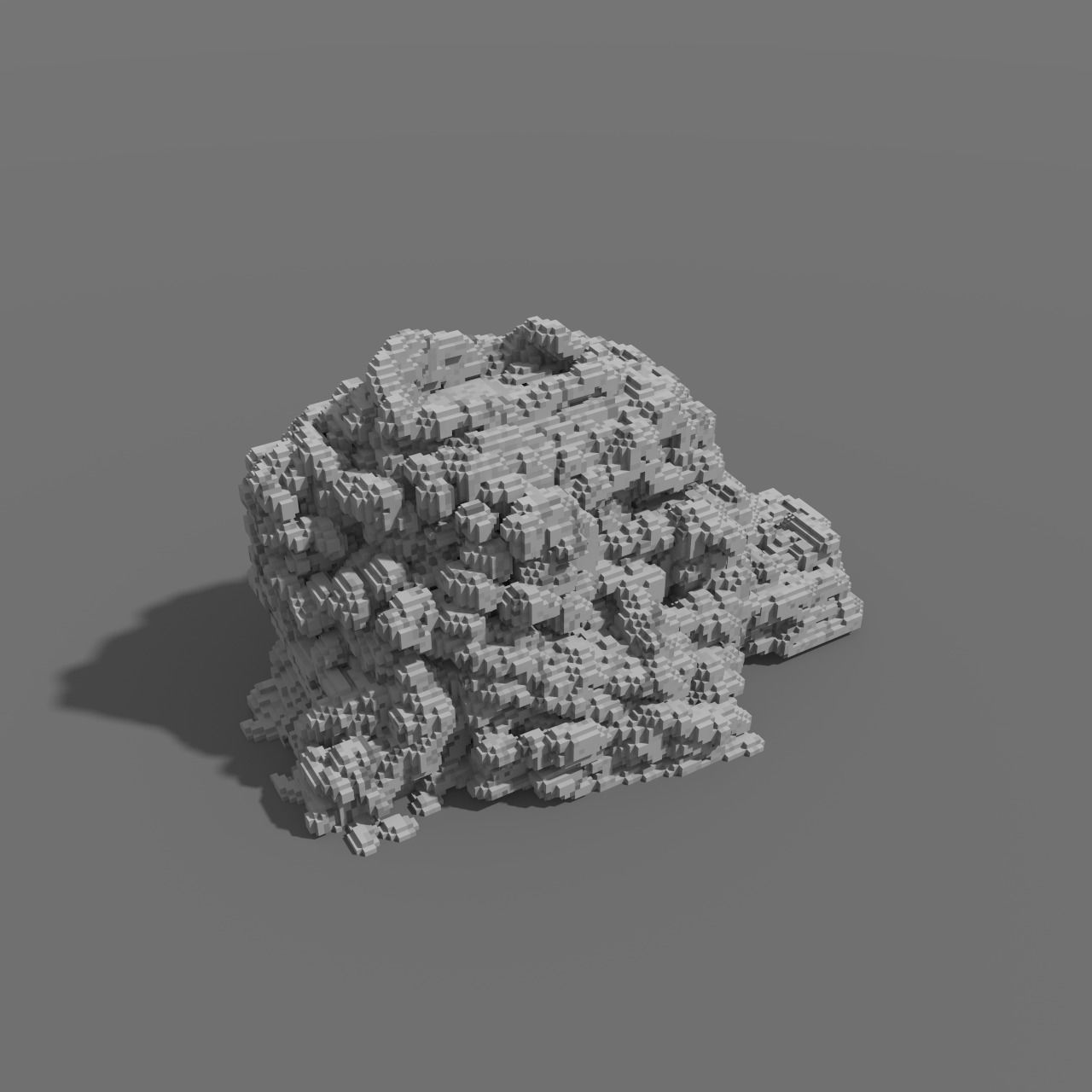 Voxel - Type4 Stone - Low-poly 3D Model Low-poly 3D model_5