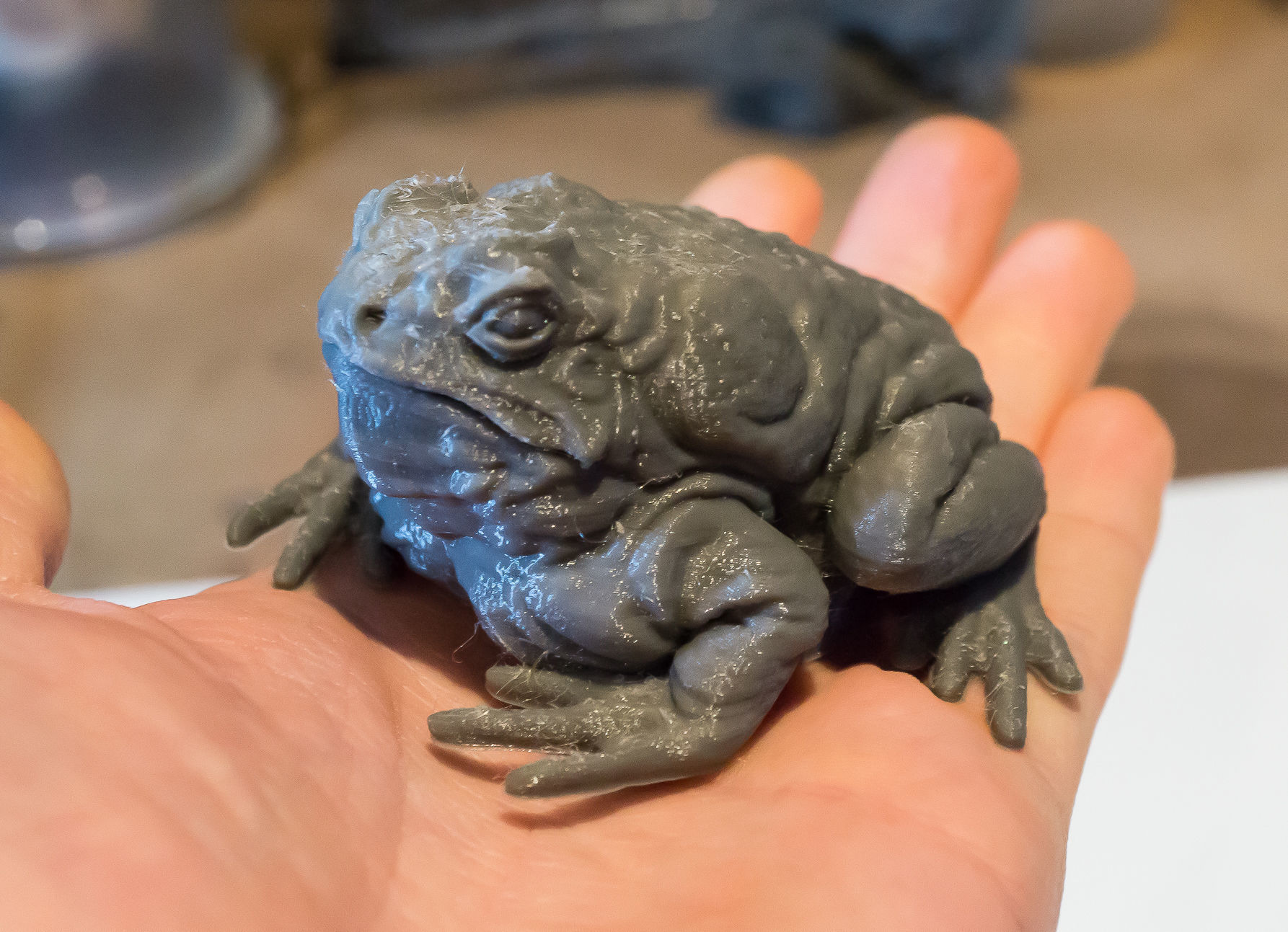 Giant Toad - 3D printable creature 3D print model 3D print model_3