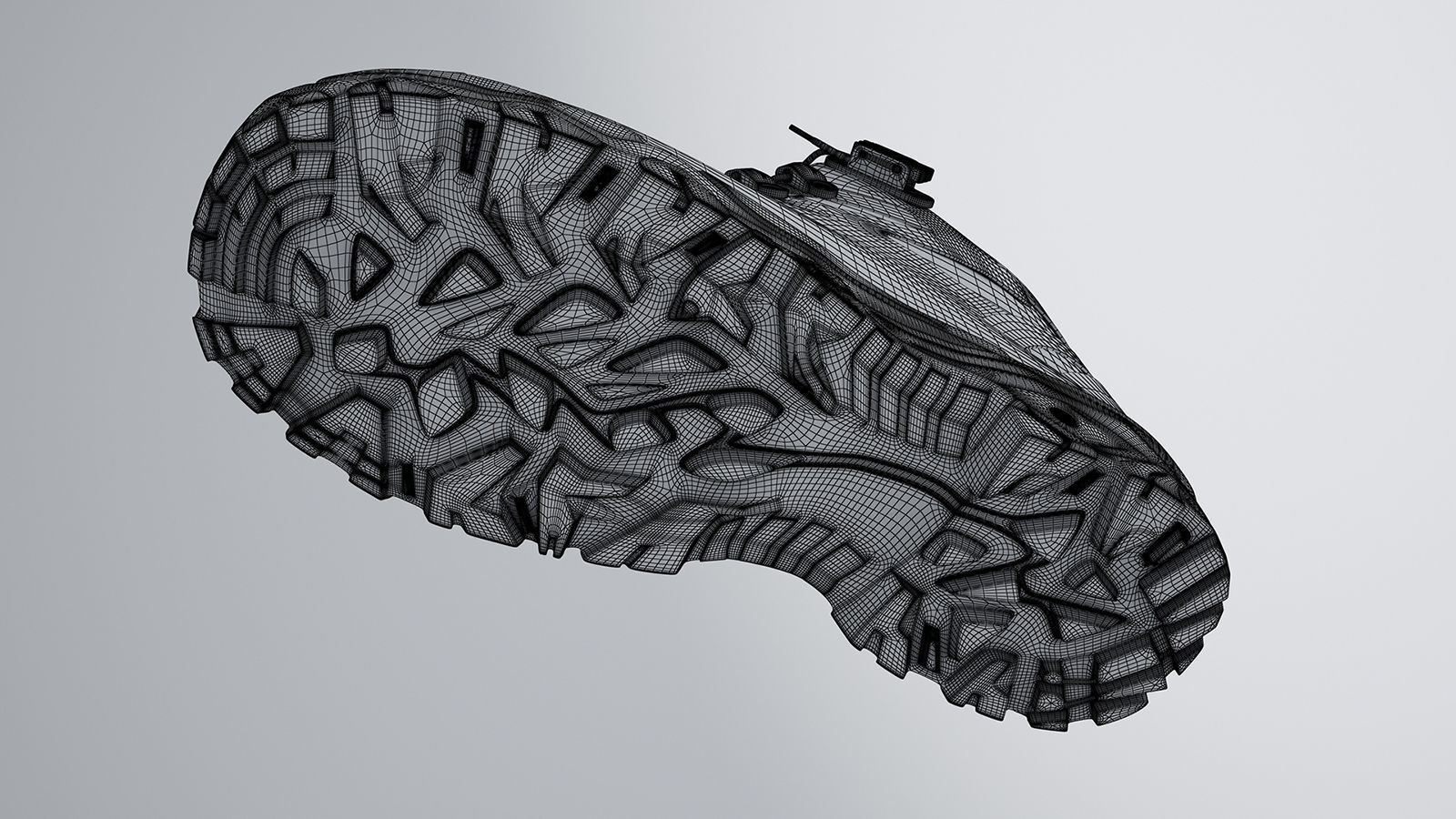 EWEST Mountainhiking boots 3D model_8