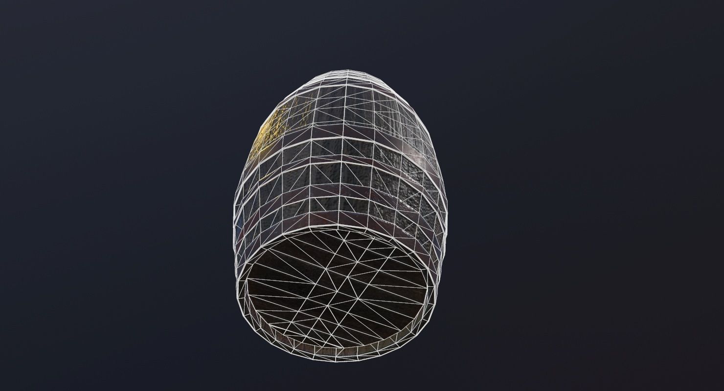 Barrel Game Ready wooden Low-poly 3D model_9