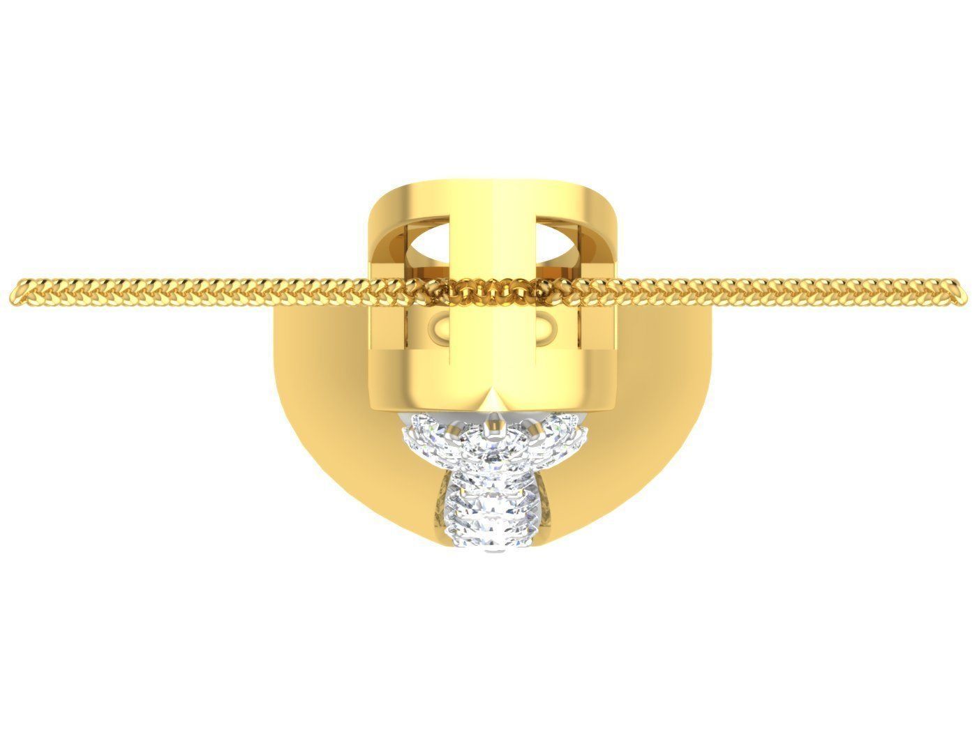 Women pendant-earrings set 3dm stl mgx render detail 3D print model_8