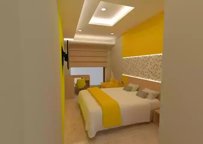 interior bedroom for guest house 