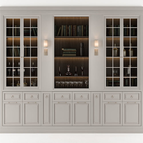 Display Cabinet Classic 3D model