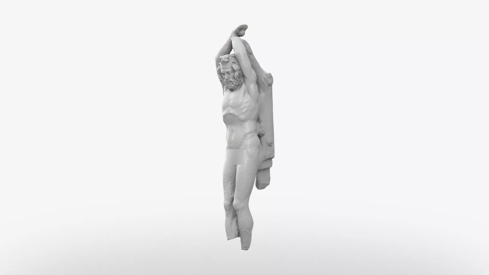 Hanged Man Statue 3D print model_0