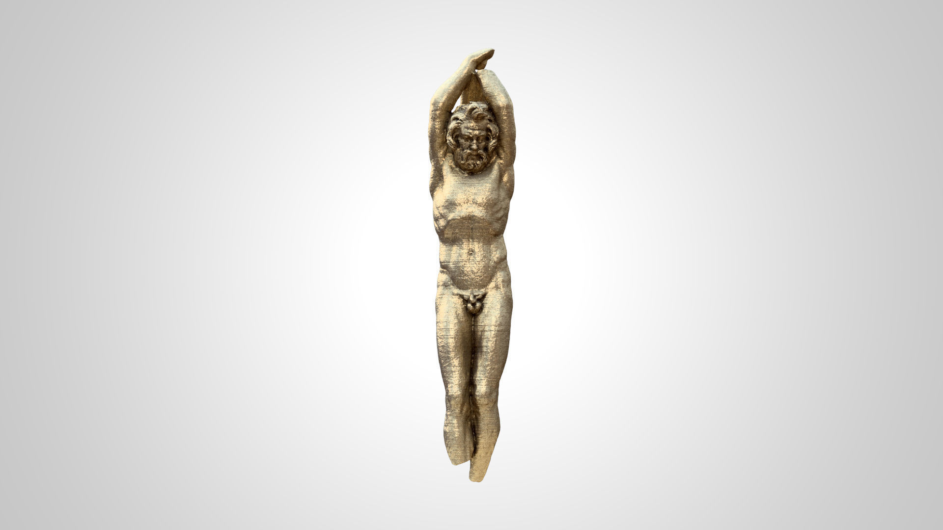 Hanged Man Statue 3D print model_4