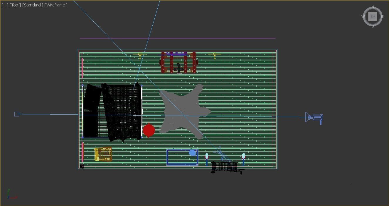 room in medieval style Free 3D model_1