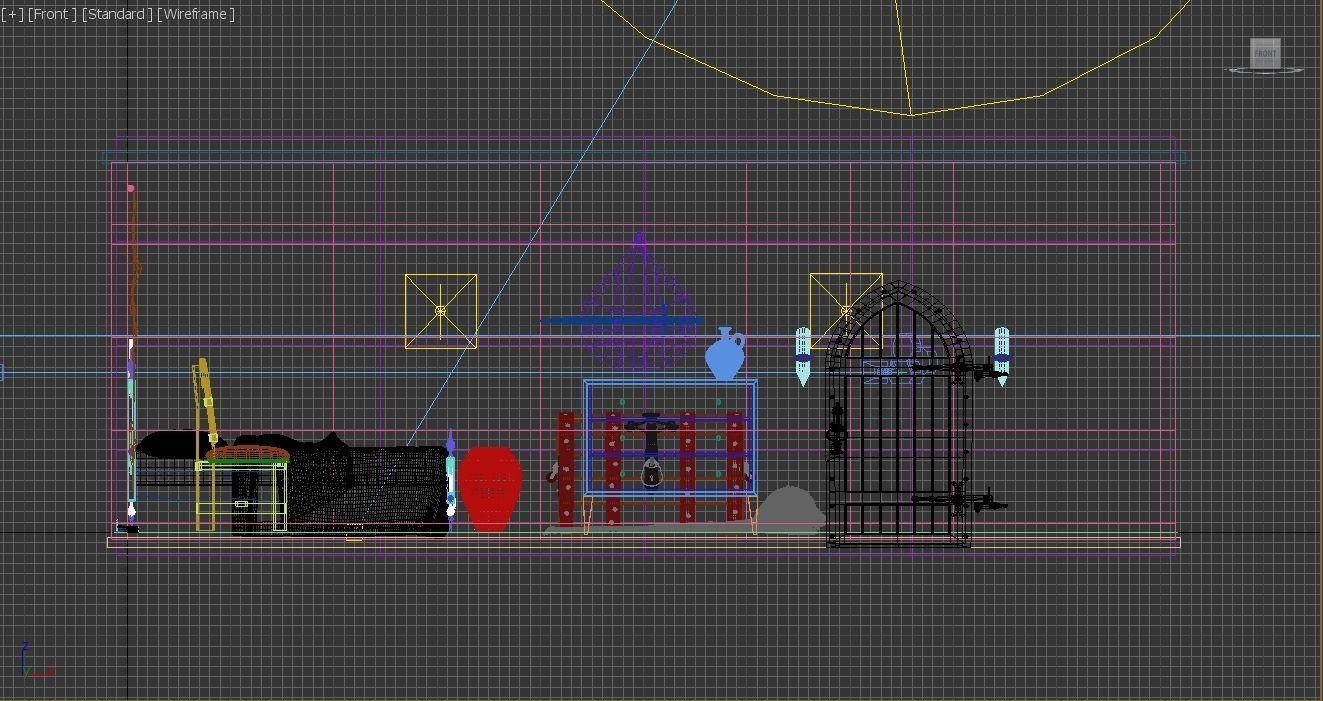 room in medieval style Free 3D model_2