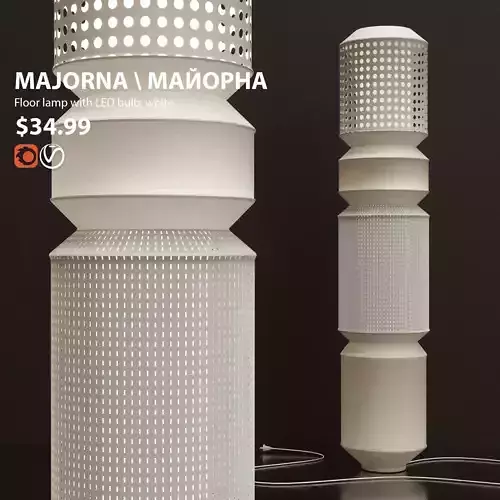 floor lampmajorna 3D model