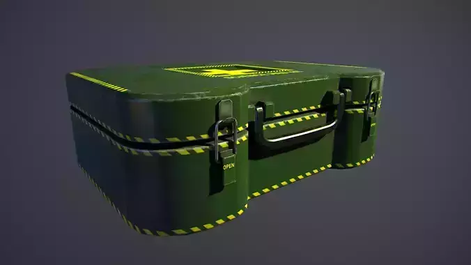 Science Med Kit Free low-poly 3D model
