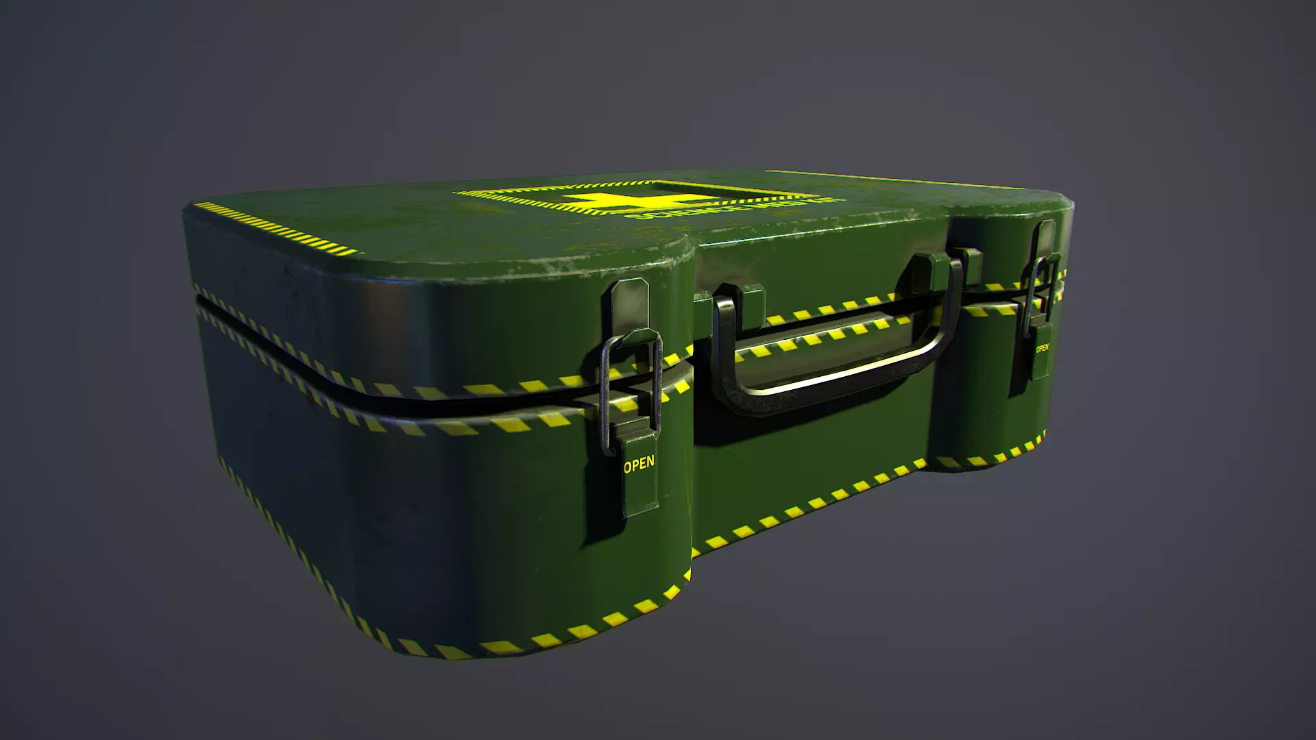 Science Med Kit Free low-poly 3D model_0