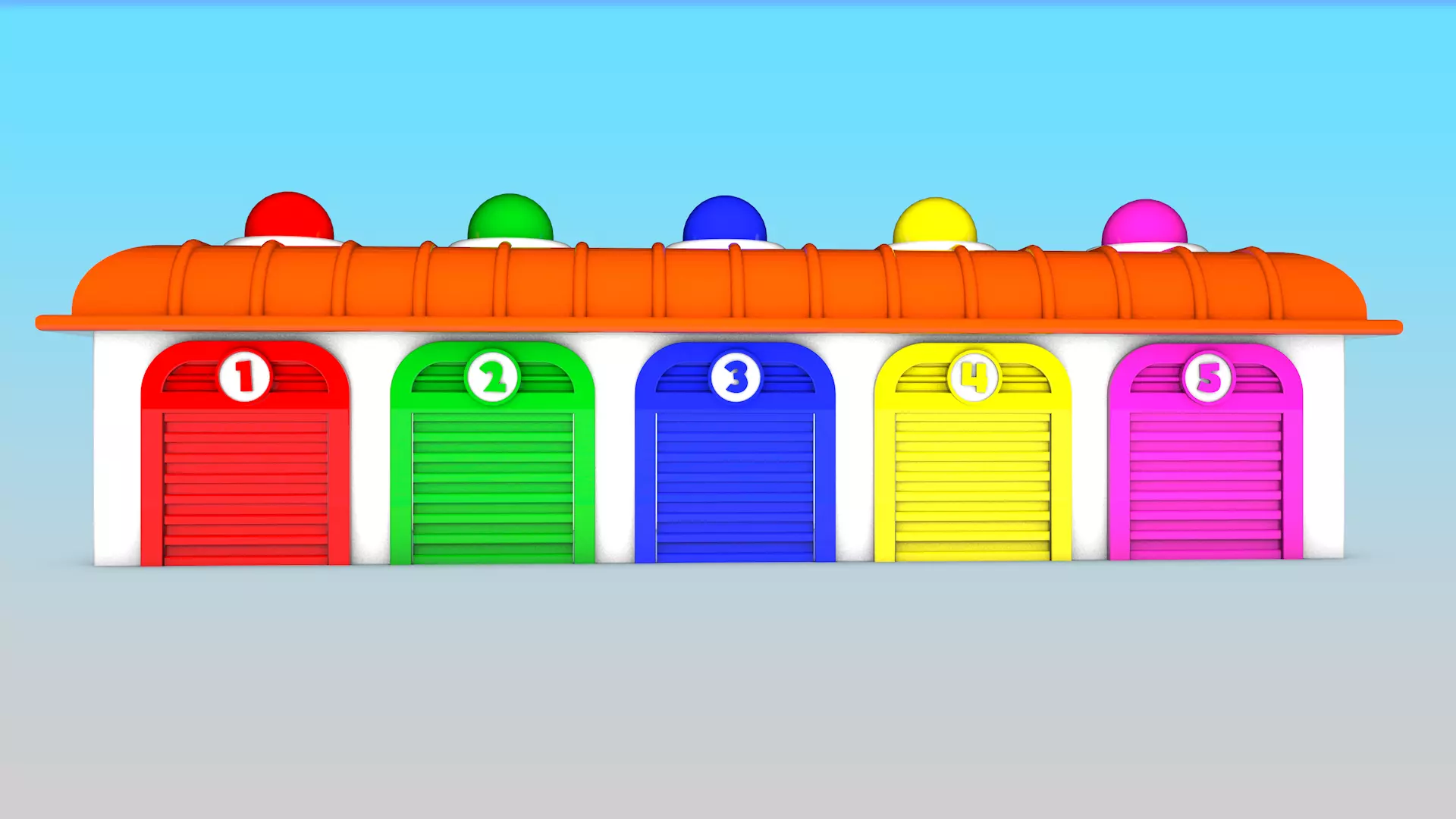 Garage Car 3D model_0