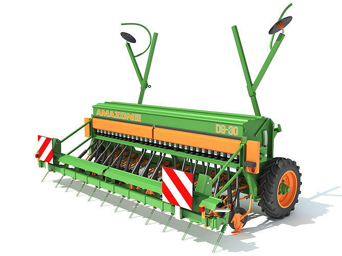 Amazone Seed Drill 3D model