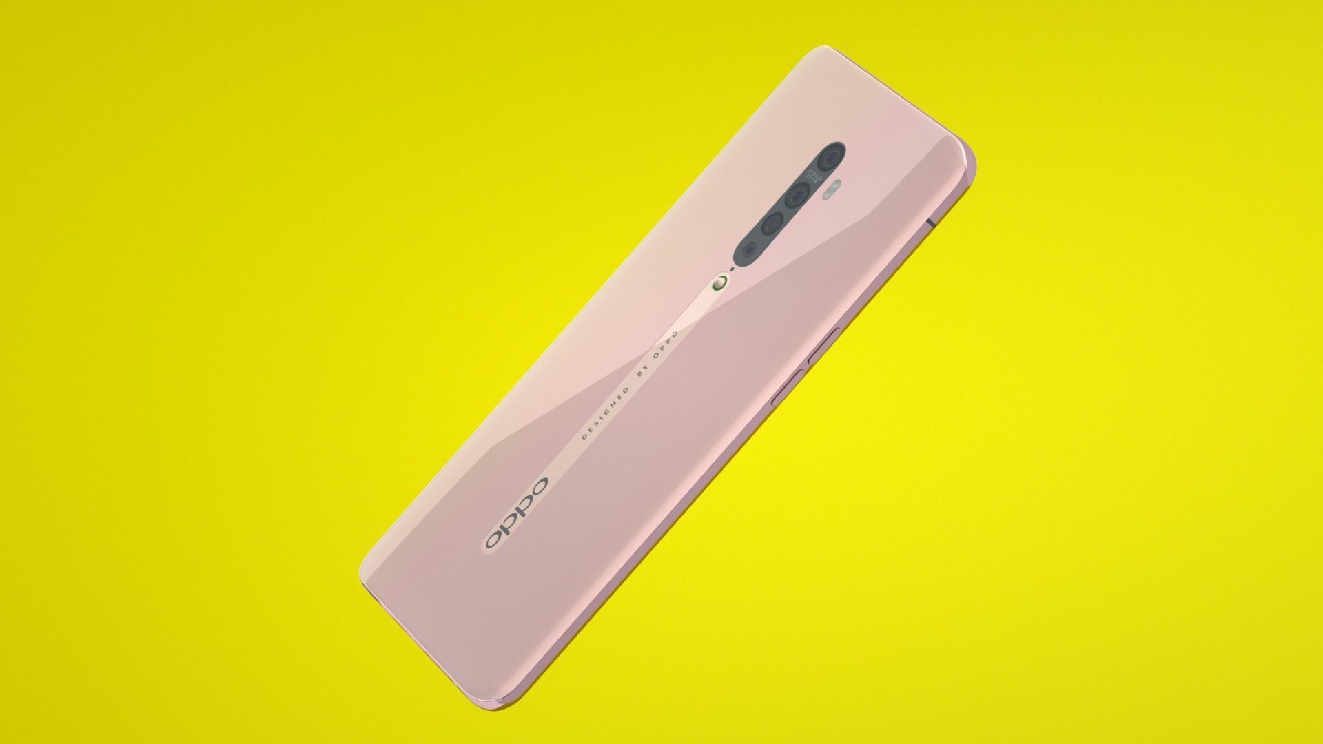 OPPO Reno 2 C4D modeling rendering 3D model_3